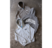 PUFF ZIP-UP (WASHED ARMY HOODIE)